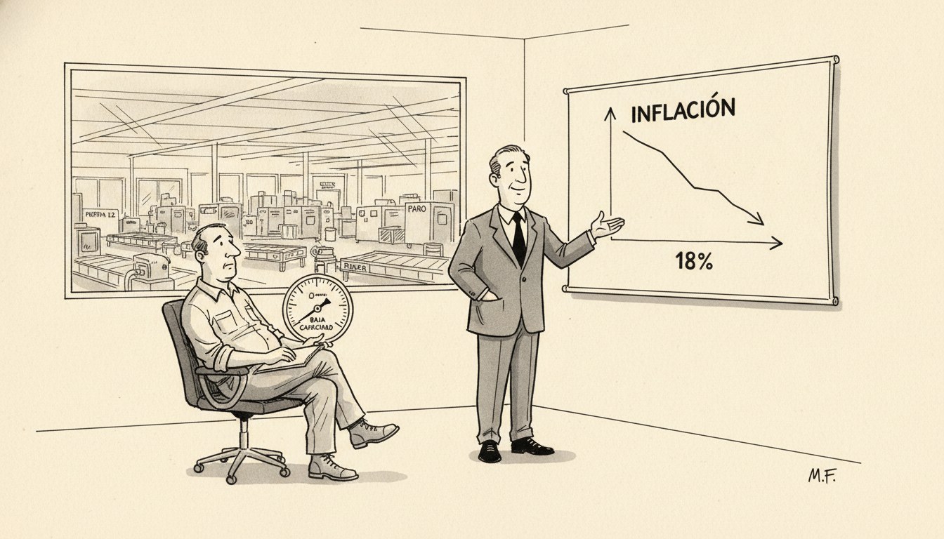 Presupuesto 2027 proyecta inflación moderada mientras la industria muestra capacidad ociosa