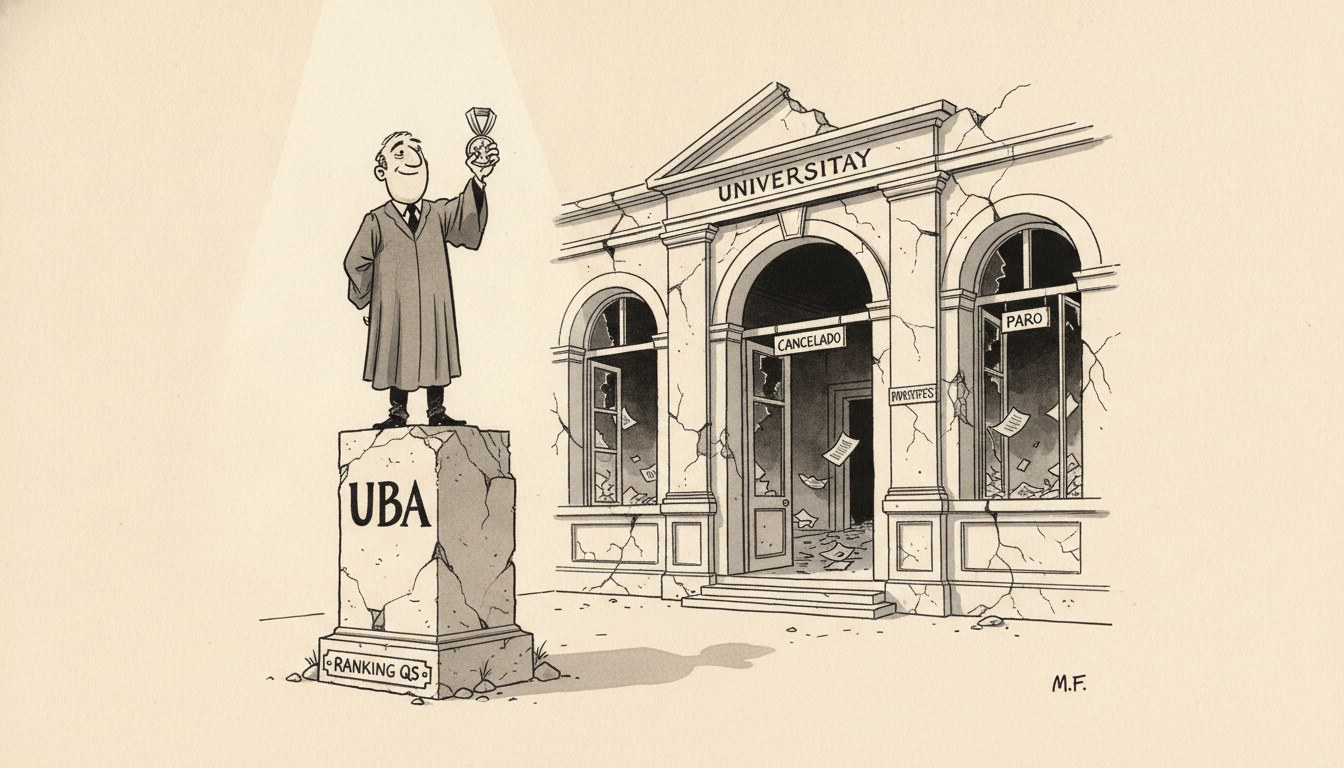 Argentina exhibe el peor balance regional del ranking QS pese al top 10 de la UBA