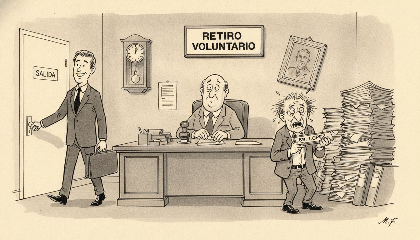 El retiro voluntario estatal no resuelve el problema de fondo del Estado