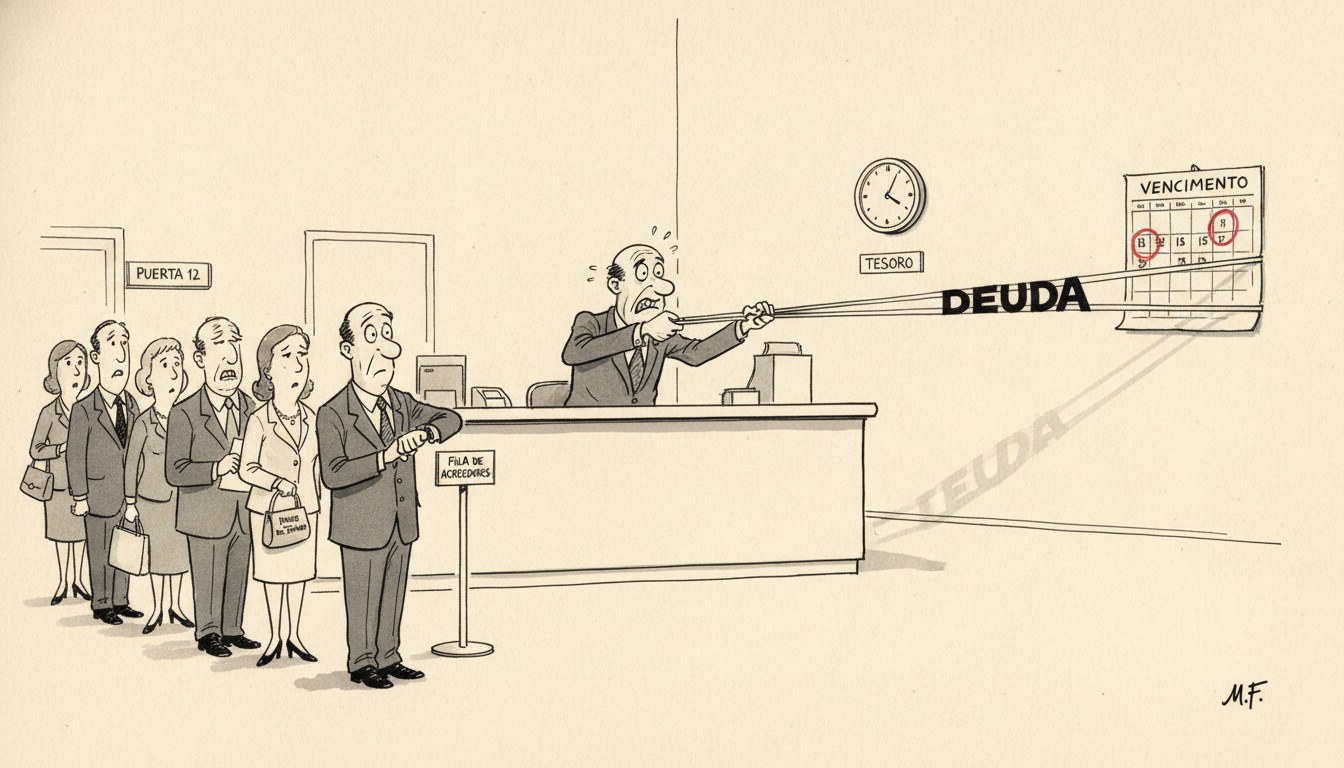 El Tesoro busca estirar plazos para refinanciar $11 billones de deuda
